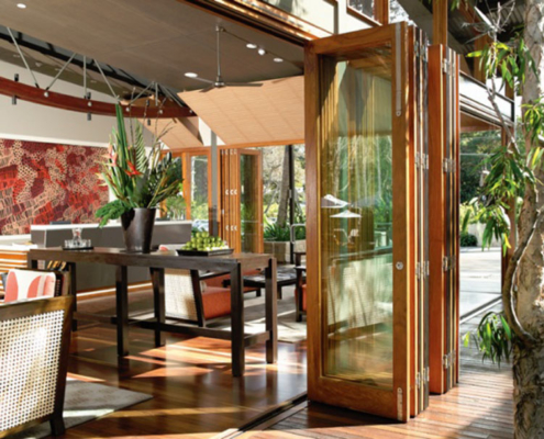 Timber Bi-Folding Doors